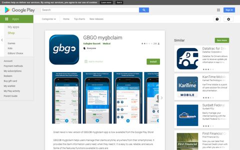 GBGO mygbclaim - Apps on Google Play