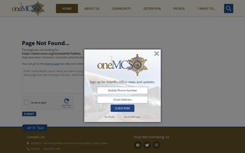 Inmate Tablets - Maricopa County Sheriff's Office