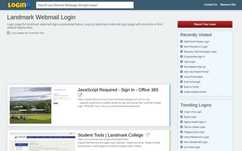 Landmark Webmail Login - Loginii.com