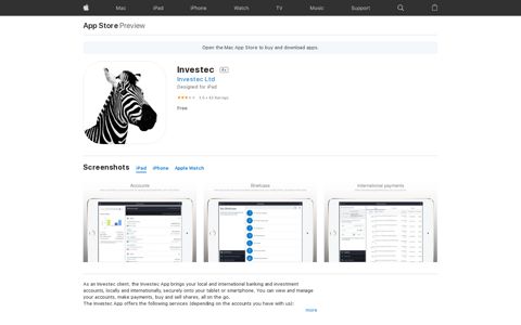 ‎Investec on the App Store
