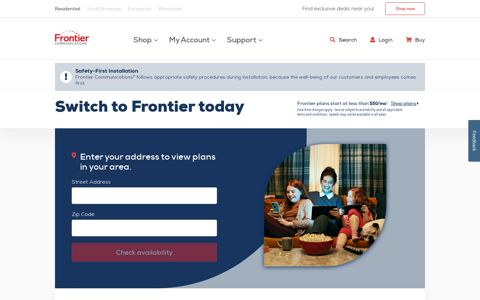 High-Speed Internet, Phone & TV | Frontier.com