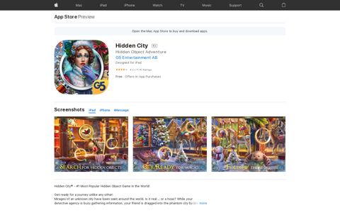 ‎Hidden City on the App Store