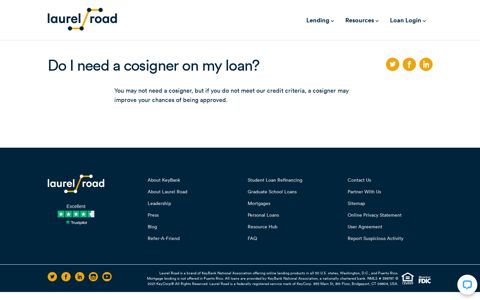 Do I need a cosigner on my loan? – Laurel Road