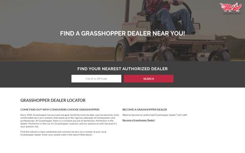 Grasshopper Dealer Locator: Find Grasshopper Dealers Near ...