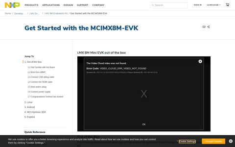 Get Started with the MCIMX8M-EVK | NXP