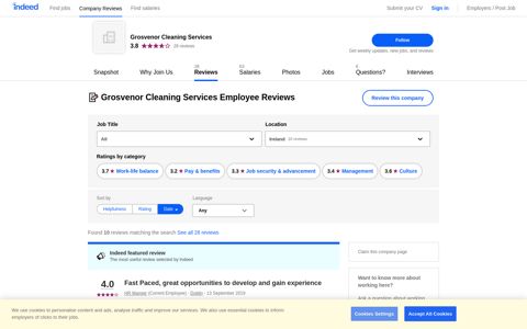 Working at Grosvenor Cleaning Services: Employee Reviews ...