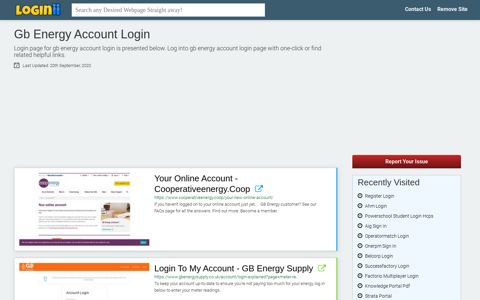 Gb Energy Account Login - Loginii.com