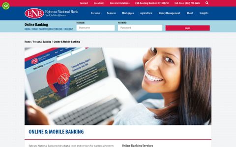 Mobile Banking | Online Banking | Ephrata National Bank