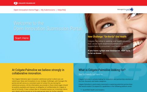 Colgate Palmolive Open Innovation Submission Portal for ...