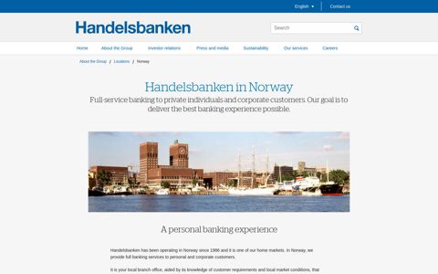 Handelsbanken Group – our services in Norway ...