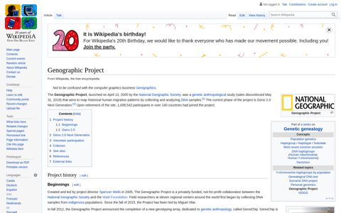 Genographic Project - Wikipedia