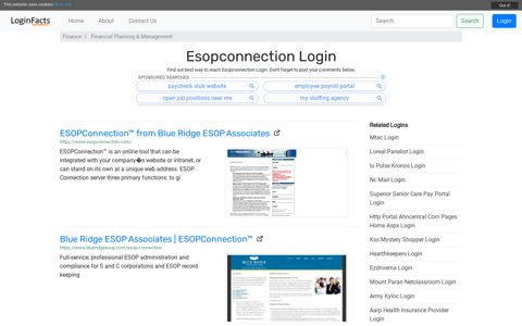 Esopconnection - ESOPConnection™ from Blue Ridge ESOP ...