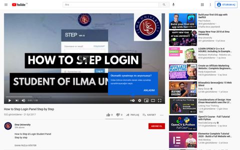 How to Step Login Panel Step by Step - YouTube