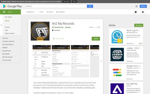 hh2 My Records - Apps on Google Play