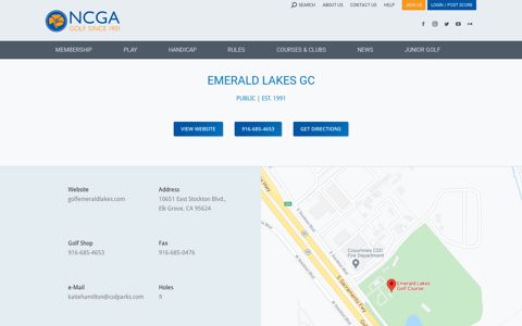 Emerald Lakes GC – Northern California Golf Association
