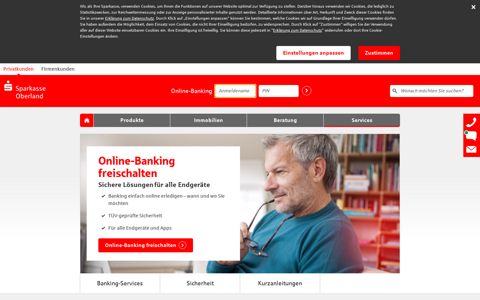 Online-Banking | Sparkasse Oberland