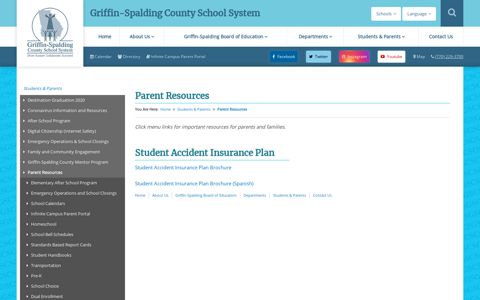 Griffin Spalding County School System Parent Resources