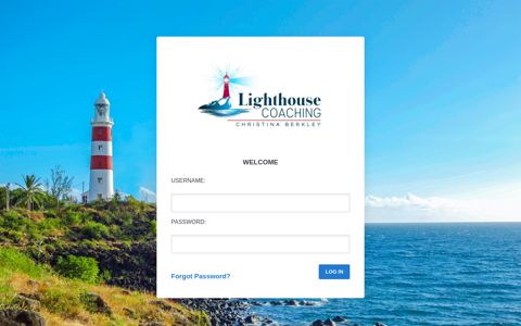 The Lighthouse Portal: Login