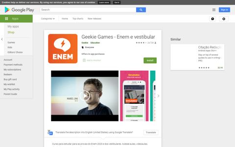 Geekie Games - Enem e vestibular - Apps on Google Play