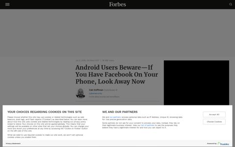 Android Users Beware—If You Have Facebook On Your ...