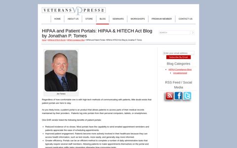 HIPAA and Patient Portals: HIPAA & HITECH Act Blog by ...