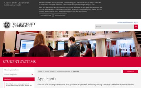 Applicants | The University of Edinburgh