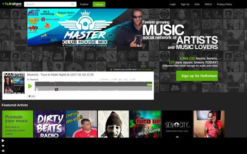 HulkShare: Free Internet Radio - Discover Artists Online Music