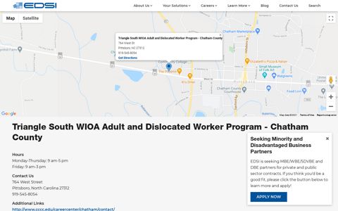 Triangle South WIOA Adult and Dislocated Worker ... - EDSI
