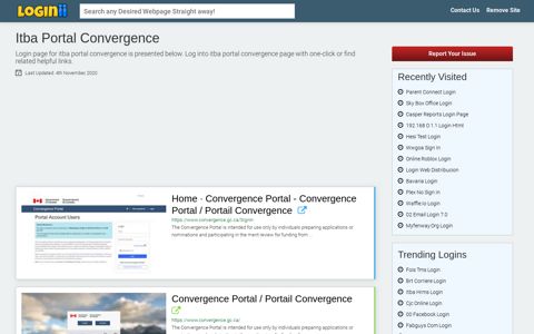 Itba Portal Convergence - Loginii.com