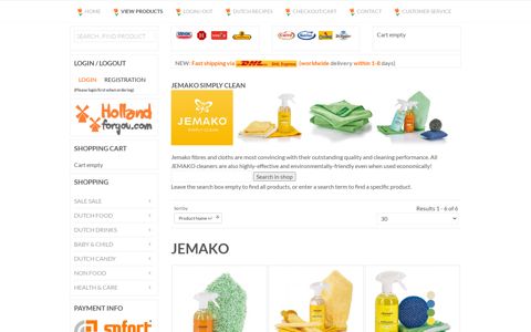 Jemako online shop - Hollandforyou