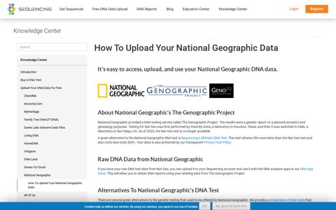 How to Access & Use National Geographic Genographic ...