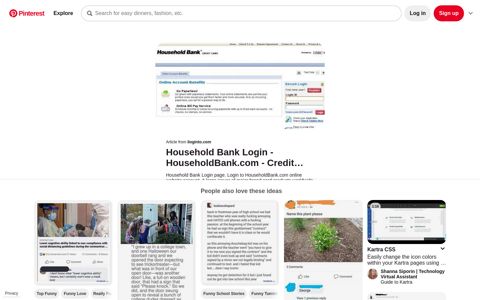 Household Bank Login - HouseholdBank.com - Credit Card ...