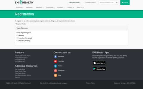 Registration - EMI Health