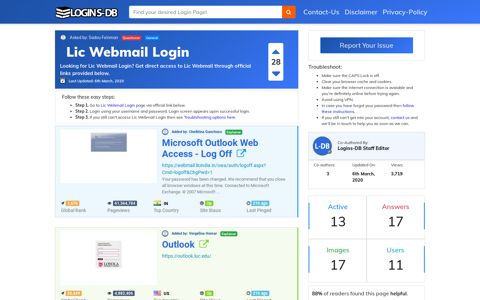 Lic Webmail Login - Logins-DB