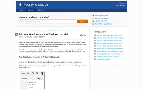 Add Your Gmail Account to Windows Live Mail : iHOUSEweb ...