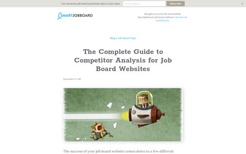 The Complete Guide to Competitor Analysis for Job Board ...