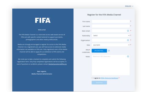 FIFA Media Channel - FIFA Extranet