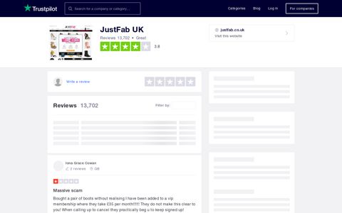 JustFab UK Reviews | Read Customer Service Reviews of ...