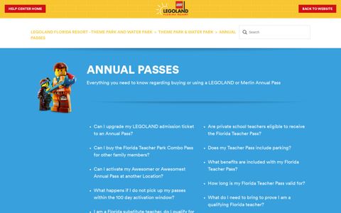 Annual Passes – LEGOLAND Florida Resort - Theme Park ...