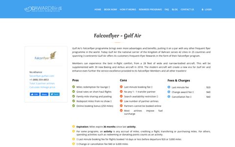 Falconflyer - Gulf Air Frequent Flyer Program Review ...