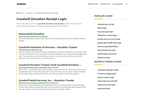 Goodwill Donation Receipt Login ❤️ One Click Access - iLoveLogin