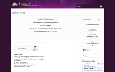 Parent Portal - Greenport Union Free School District