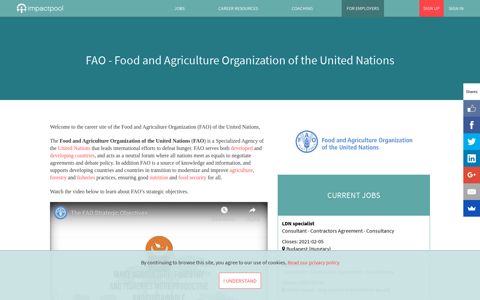 Jobs at FAO - Food and Agriculture Organization of the United ...