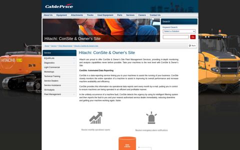 Hitachi: ConSite & Owner's Site - CablePrice