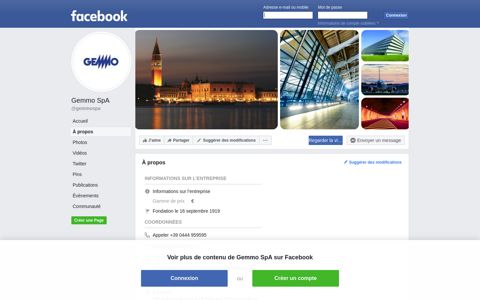 Gemmo SpA - About | Facebook