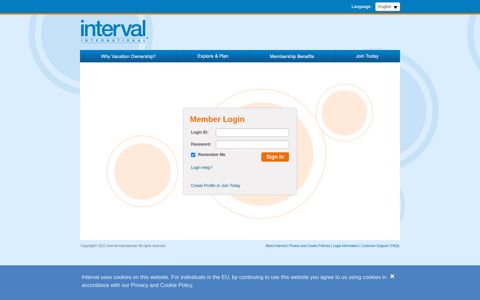 Log In - Interval International