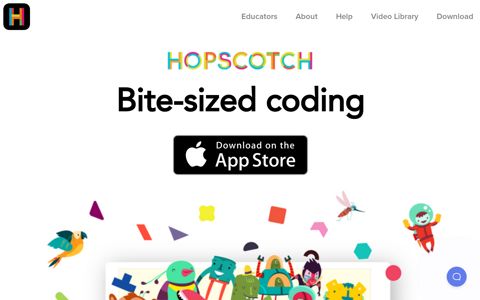 Hopscotch: Hopscotch is a free app that kids use to learn to ...
