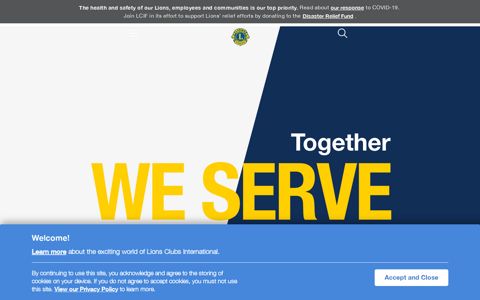Lions Clubs International: Home page