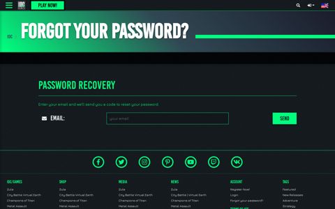 Forgot your password? | IDC Games - Games Distribution ...