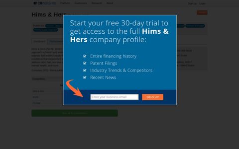 Hims & Hers - CB Insights